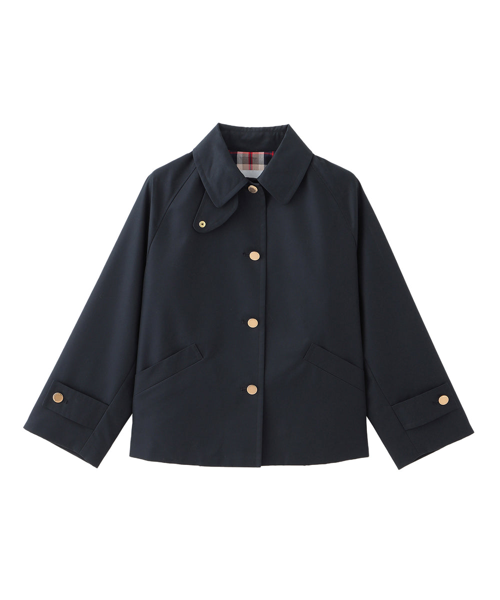 WELBURY SHORT(ウェルベリーショート)】シャンブレーギャバジン(コート