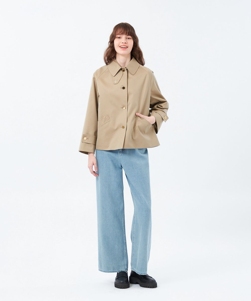 WELBURY SHORT(ウェルベリーショート)】シャンブレーギャバジン(コート
