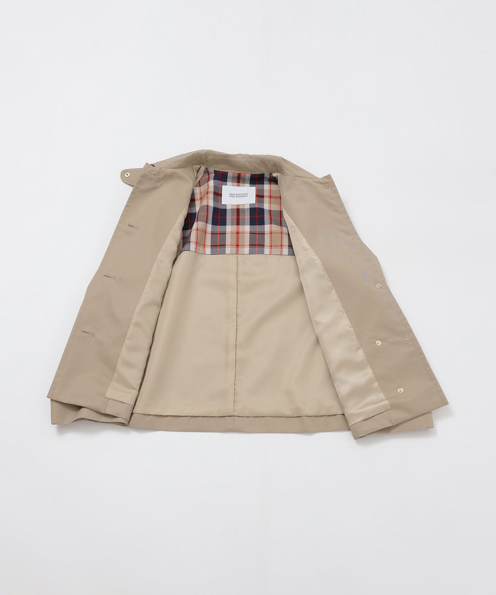 WELBURY SHORT(ウェルベリーショート)】シャンブレーギャバジン(コート