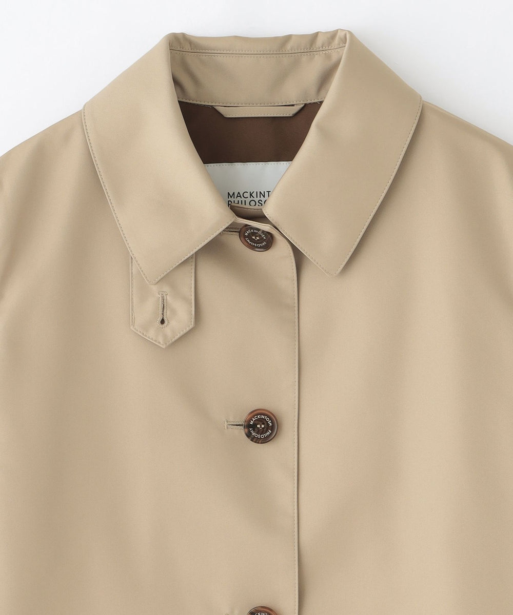 WEB&一部店舗限定】インバーテッドステンカラーコート ダブルクロス製