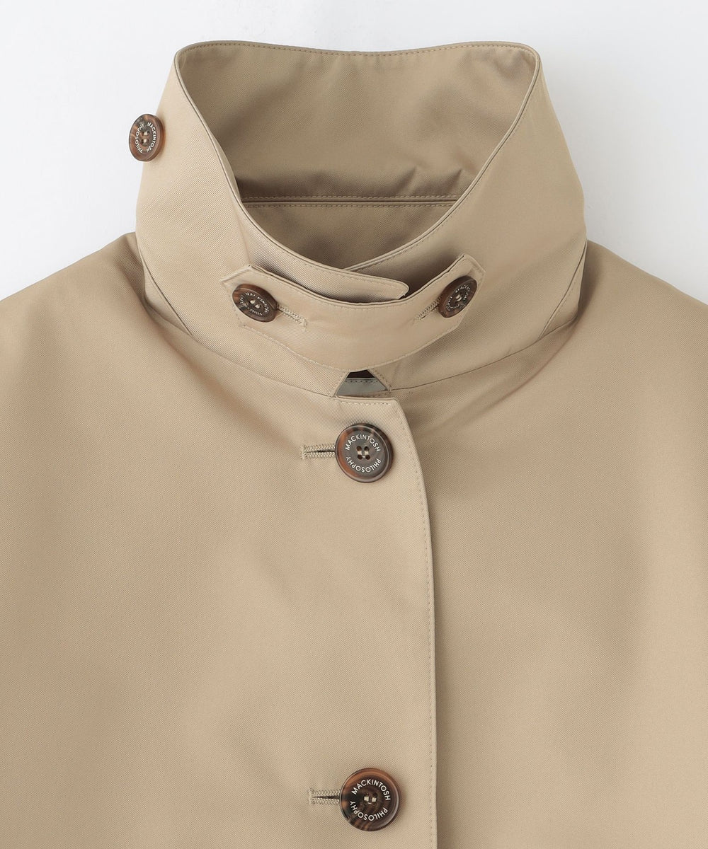 WEB&一部店舗限定】インバーテッドステンカラーコート ダブルクロス製