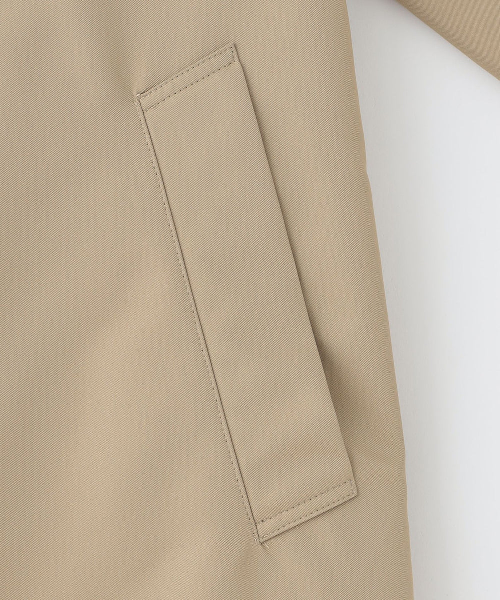 WEB&一部店舗限定】インバーテッドステンカラーコート ダブルクロス製