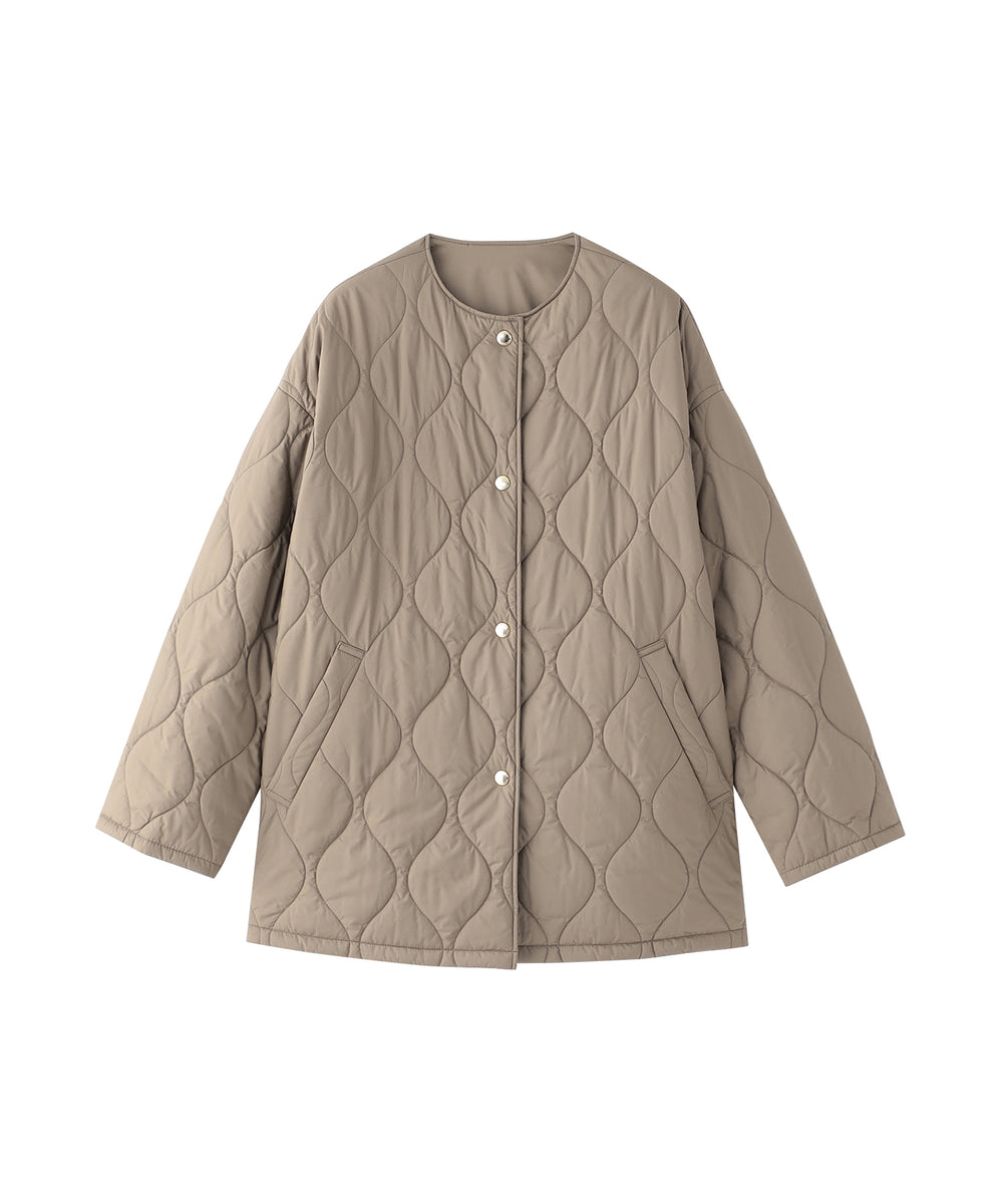 WEB&一部店舗】リバーシブルキルティングコート(コート