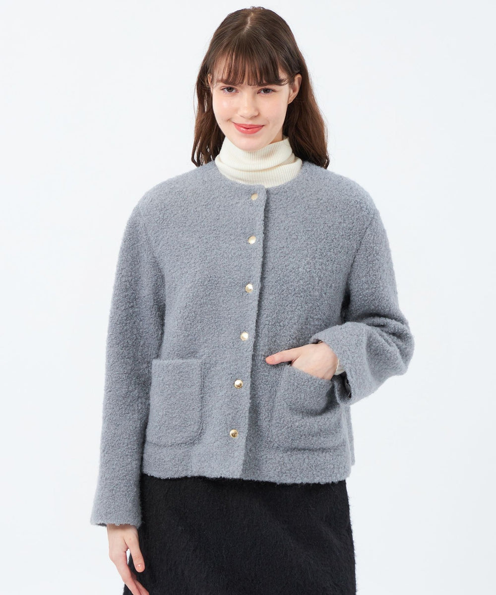 マッキントッシュフィロソフィー　HESSLE ノーカラージャケット HESSLE NO SLEEVE（ヘスルノースリーブ