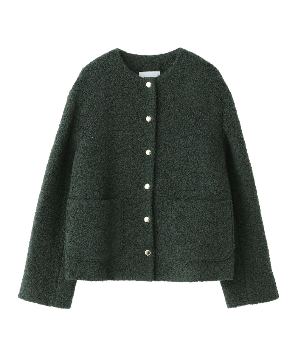 マッキントッシュフィロソフィー　HESSLE ノーカラージャケット LEE11月号掲載/蛯原友里さん着用】【HESSLE（ヘスル）】ノー