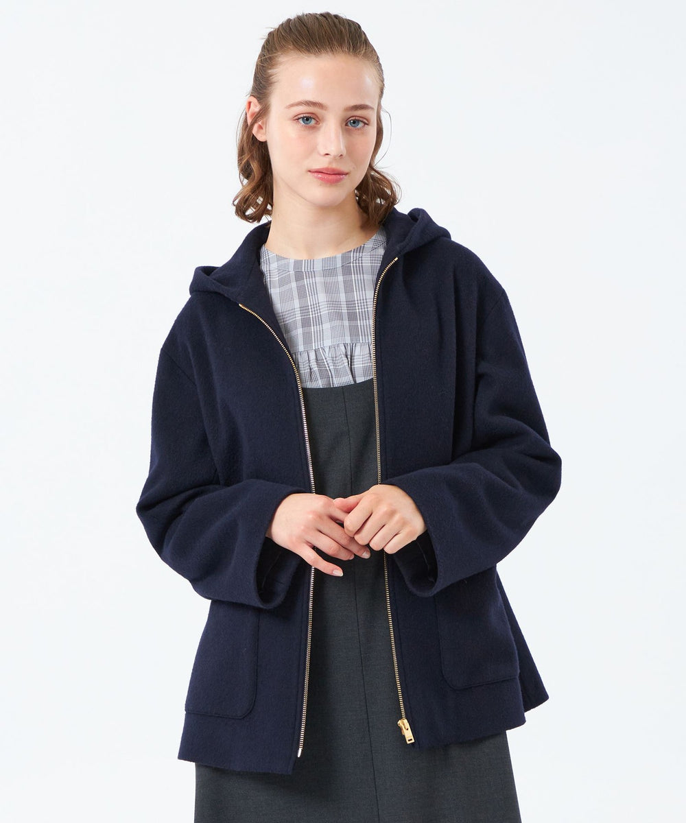 美品 マッキントッシュフィロソフィー フーデッドビーバーショートコート 36 ショートビーバーフードコート(コート)｜MACKINTOSH PHILOSOPHY