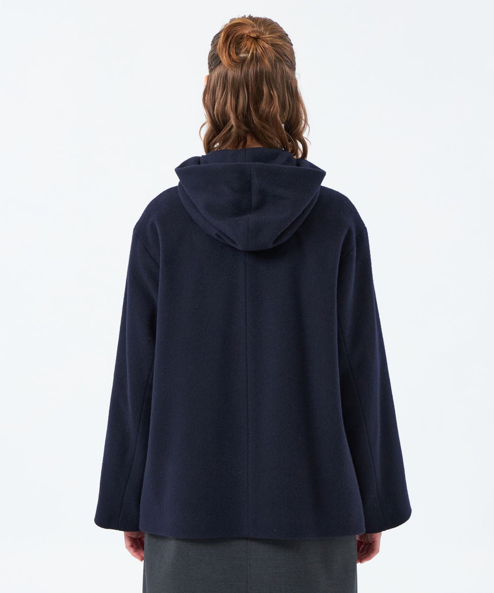 【マッキントッシュフィロソフィー】ウール　フーデッド　ショート　コート　ビーバー ショートビーバーフードコート(コート)｜MACKINTOSH PHILOSOPHY