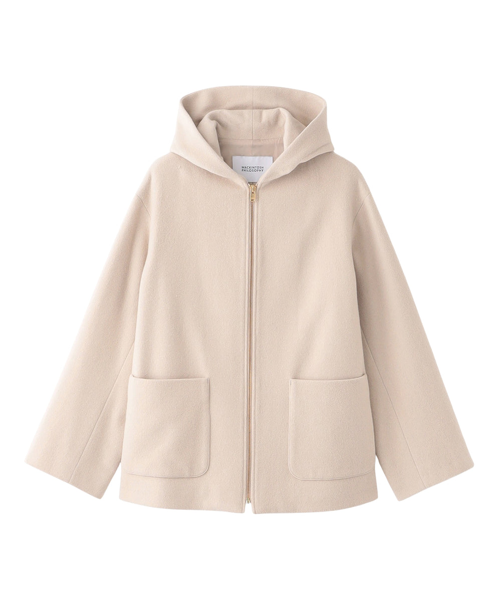 美品 マッキントッシュフィロソフィー フーデッドビーバーショートコート 36 ショートビーバーフードコート(コート)｜MACKINTOSH PHILOSOPHY