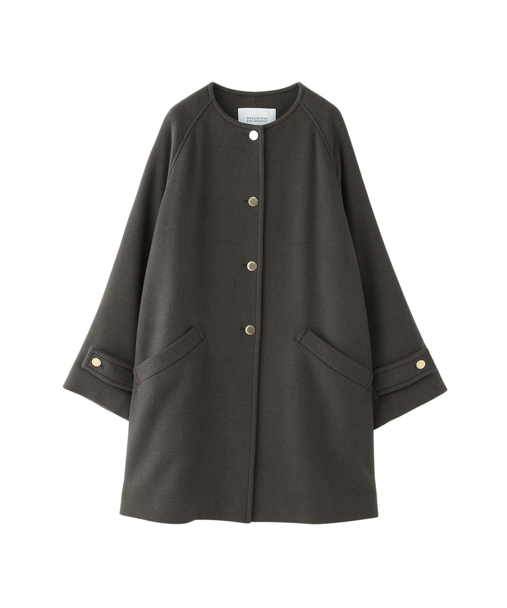 WELBURY NO COLLAR（ウェルベリーノーカラー）】ウールメルトン