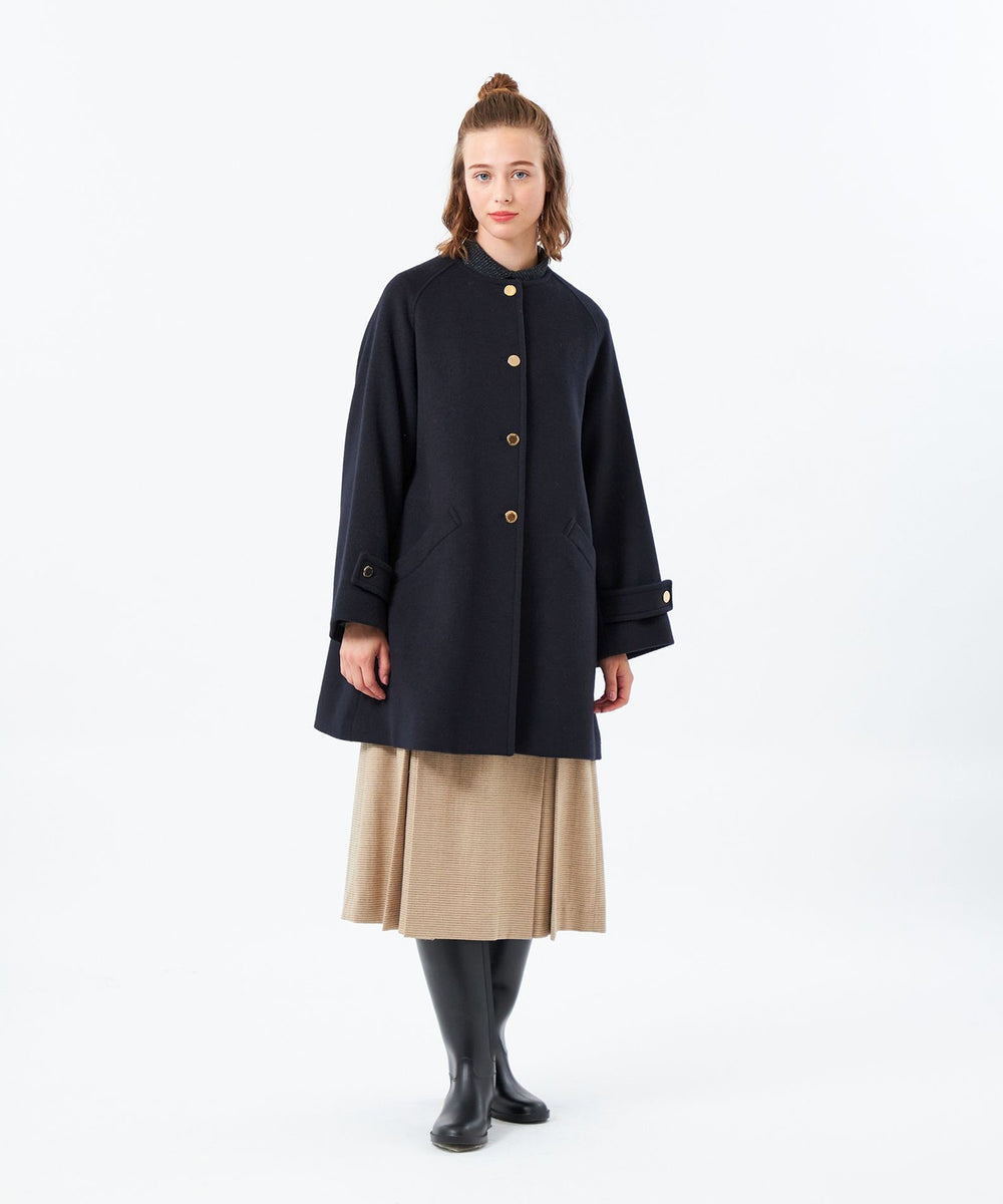 WELBURY NO COLLAR（ウェルベリーノーカラー）】ウールメルトン