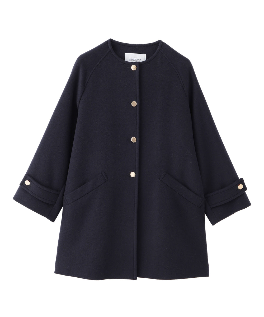 WELBURY NO COLLAR（ウェルベリーノーカラー）】ウールメルトン