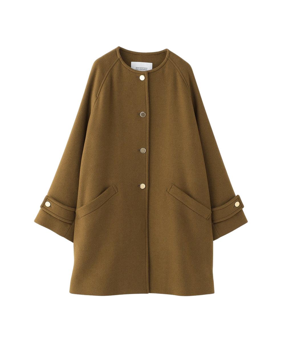 WELBURY NO COLLAR（ウェルベリーノーカラー）】ウールメルトン