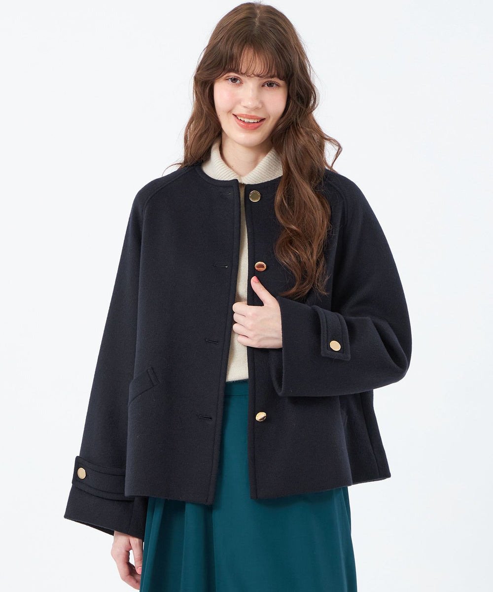 LEE11月号掲載/蛯原友里さん着用】【WELBURY NO COLLAR SHORT