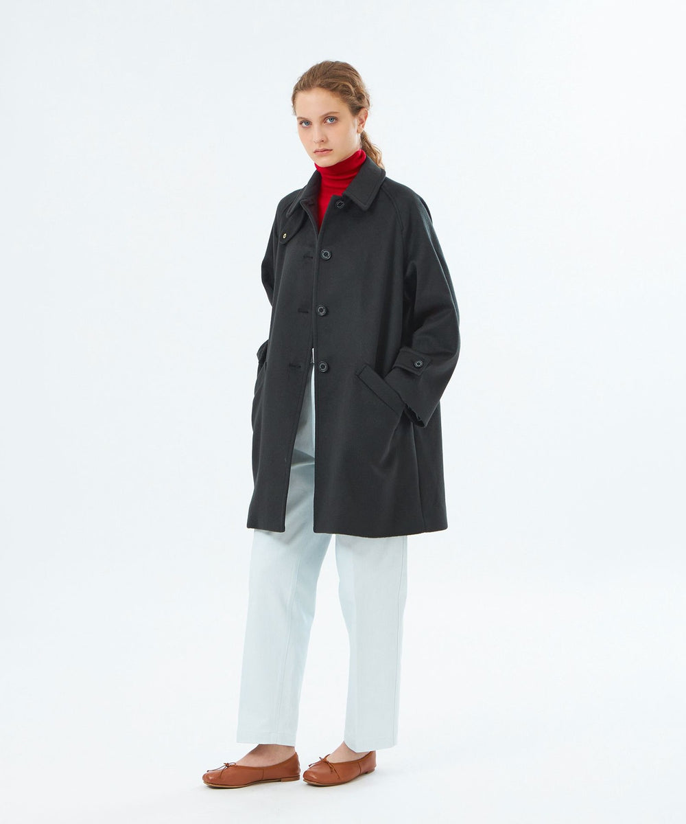 WEB&一部店舗限定】【WELBURY（ウェルベリー）】ダブルクロスカシミヤ