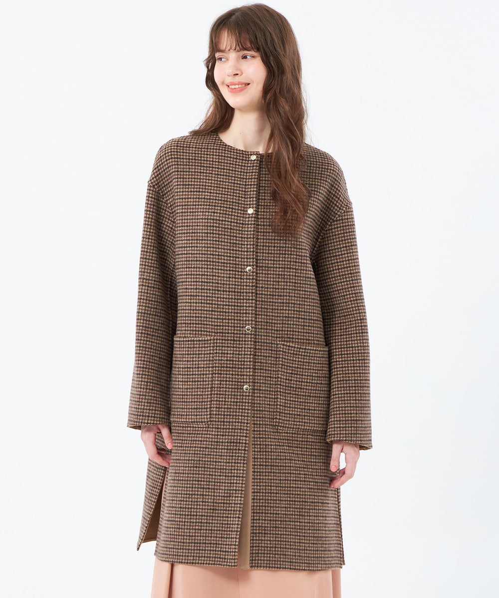 マッキントッシュフィロソフィー メルトンコート ブラウン系 サイズ40 Lサイズ IVENREY(イベンリー)】ライトメルトン製(コート)｜MACKINTOSH