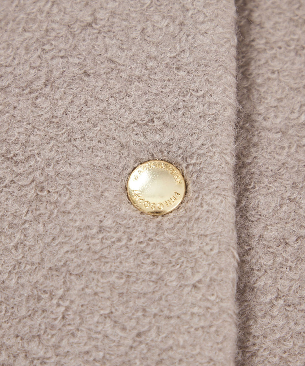 WEB&一部店舗限定】ウールパイルノーカラーコート(コート)｜MACKINTOSH