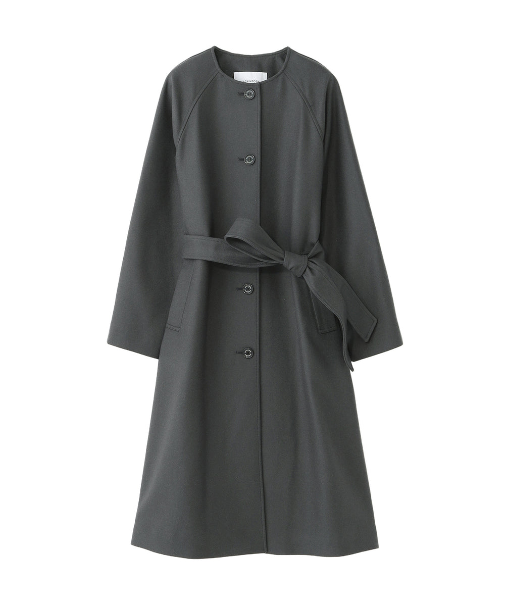 WEB&一部店舗限定】メルトンノーカラーコート(コート