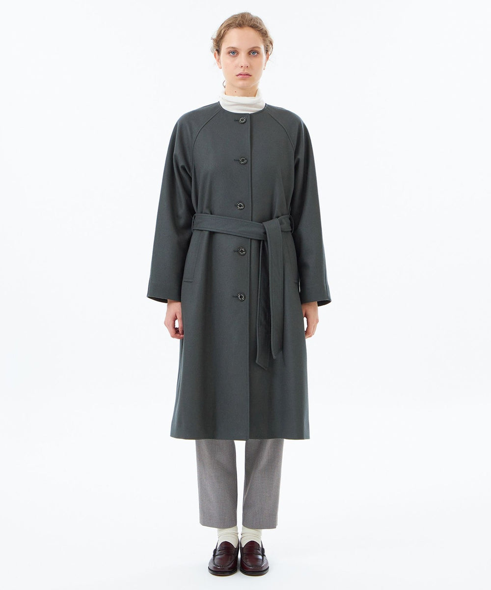 WEB&一部店舗限定】メルトンノーカラーコート(コート)｜MACKINTOSH