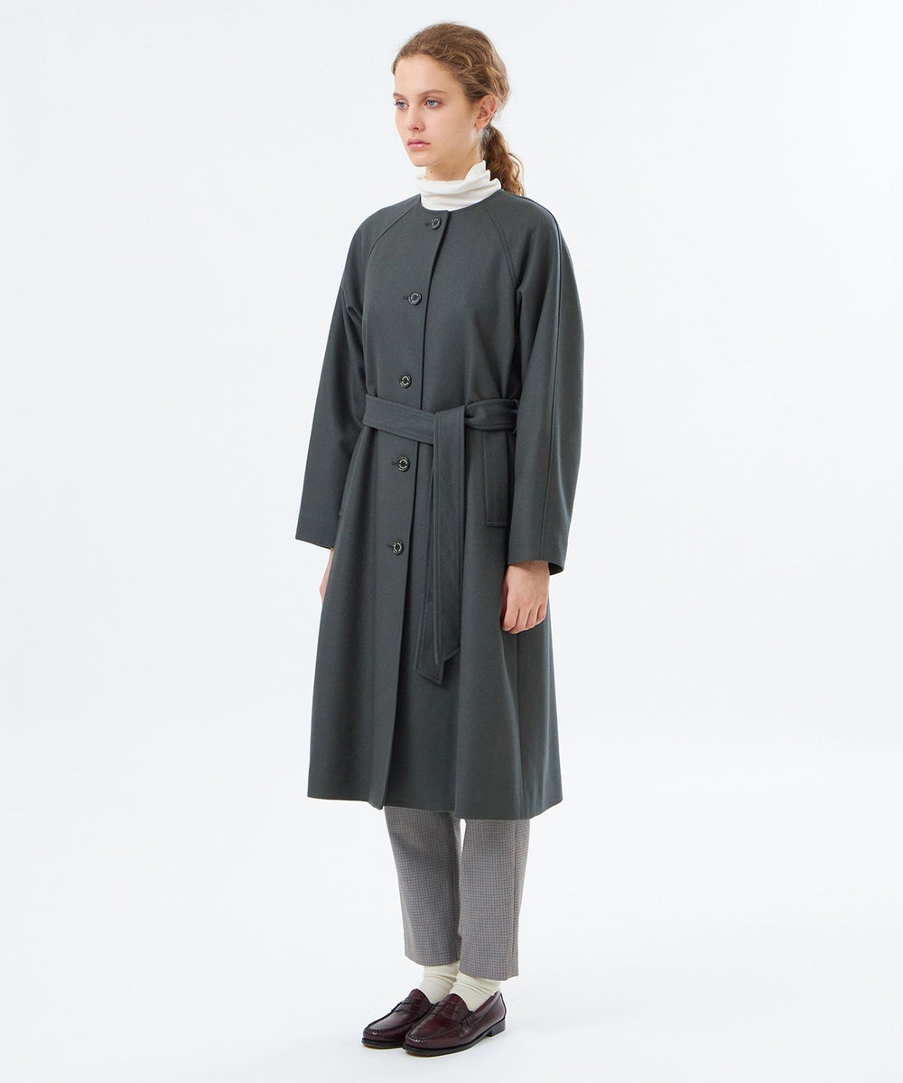WEB&一部店舗限定】メルトンノーカラーコート(コート)｜MACKINTOSH