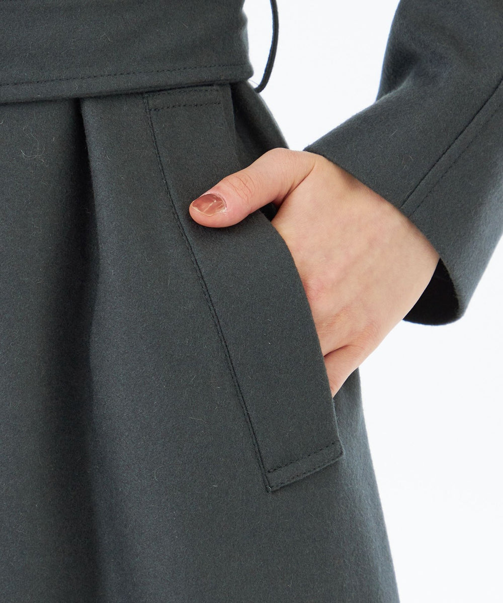 WEB&一部店舗限定】メルトンノーカラーコート(コート)｜MACKINTOSH