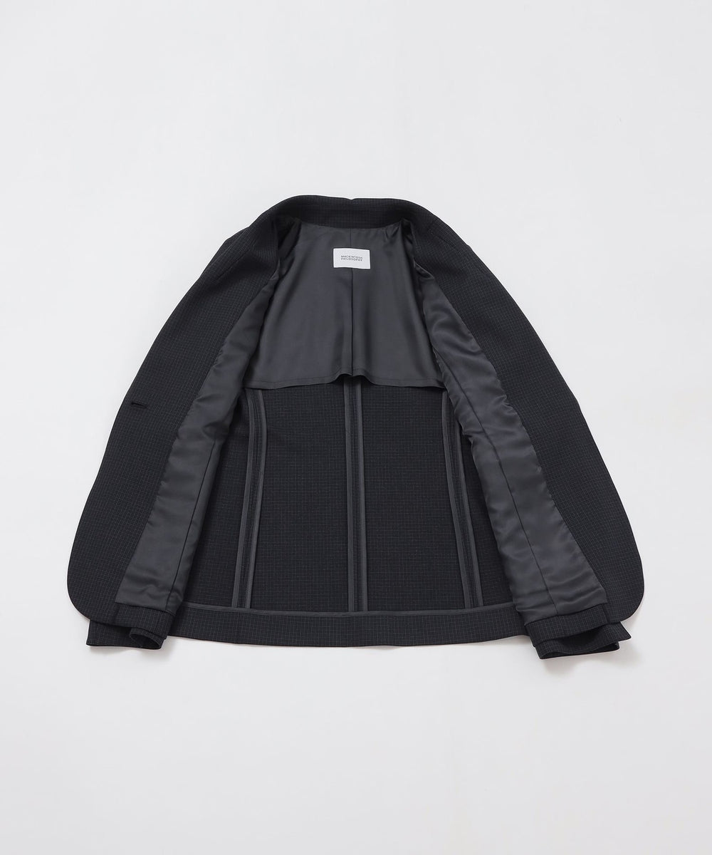 SOFTHYPHEN テーラードドッキングジャケット SOFTHYPHEN テーラードドッキングジャケット