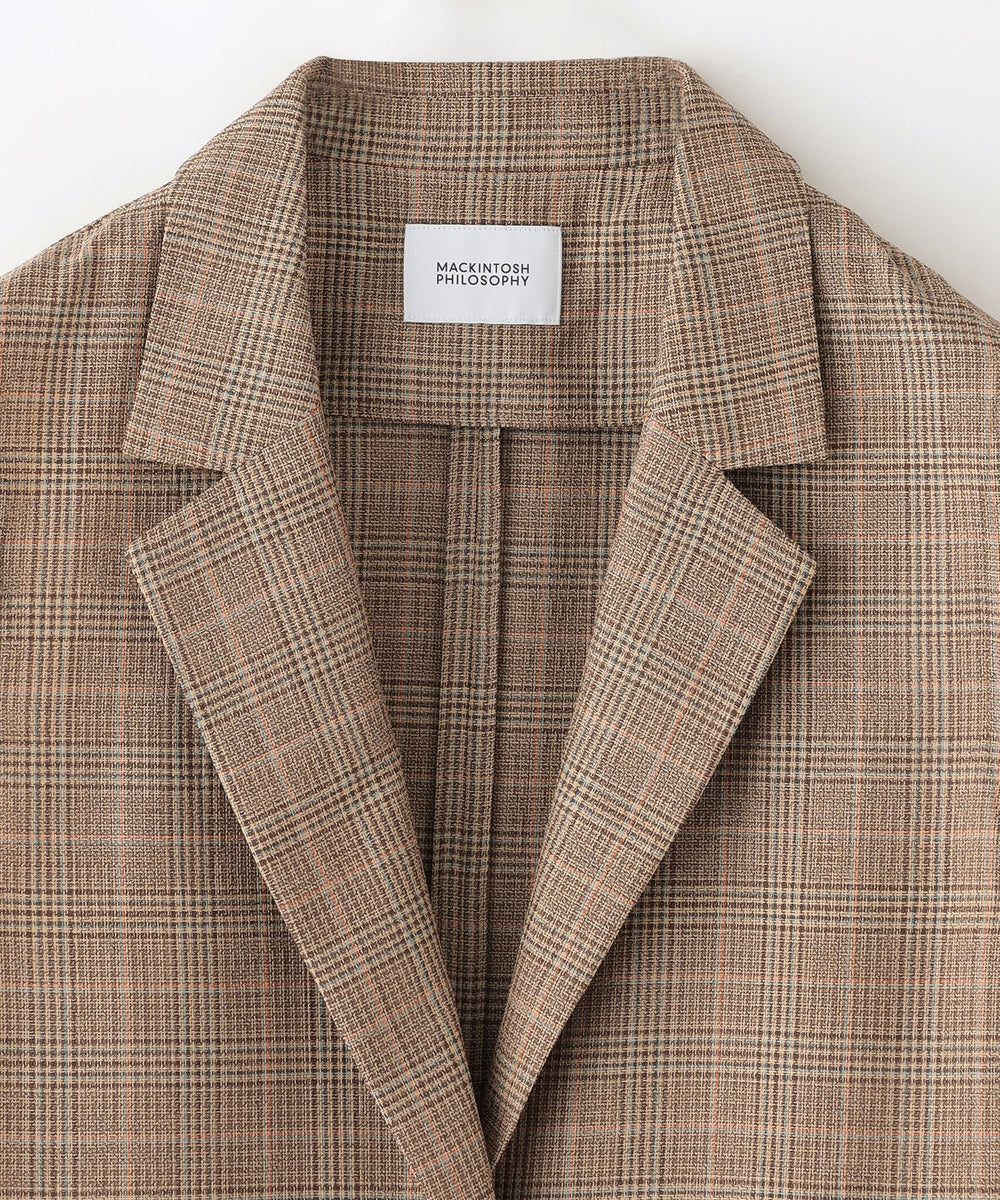 バスケットチェックテーラードジレ(ブルゾン)｜MACKINTOSH PHILOSOPHY