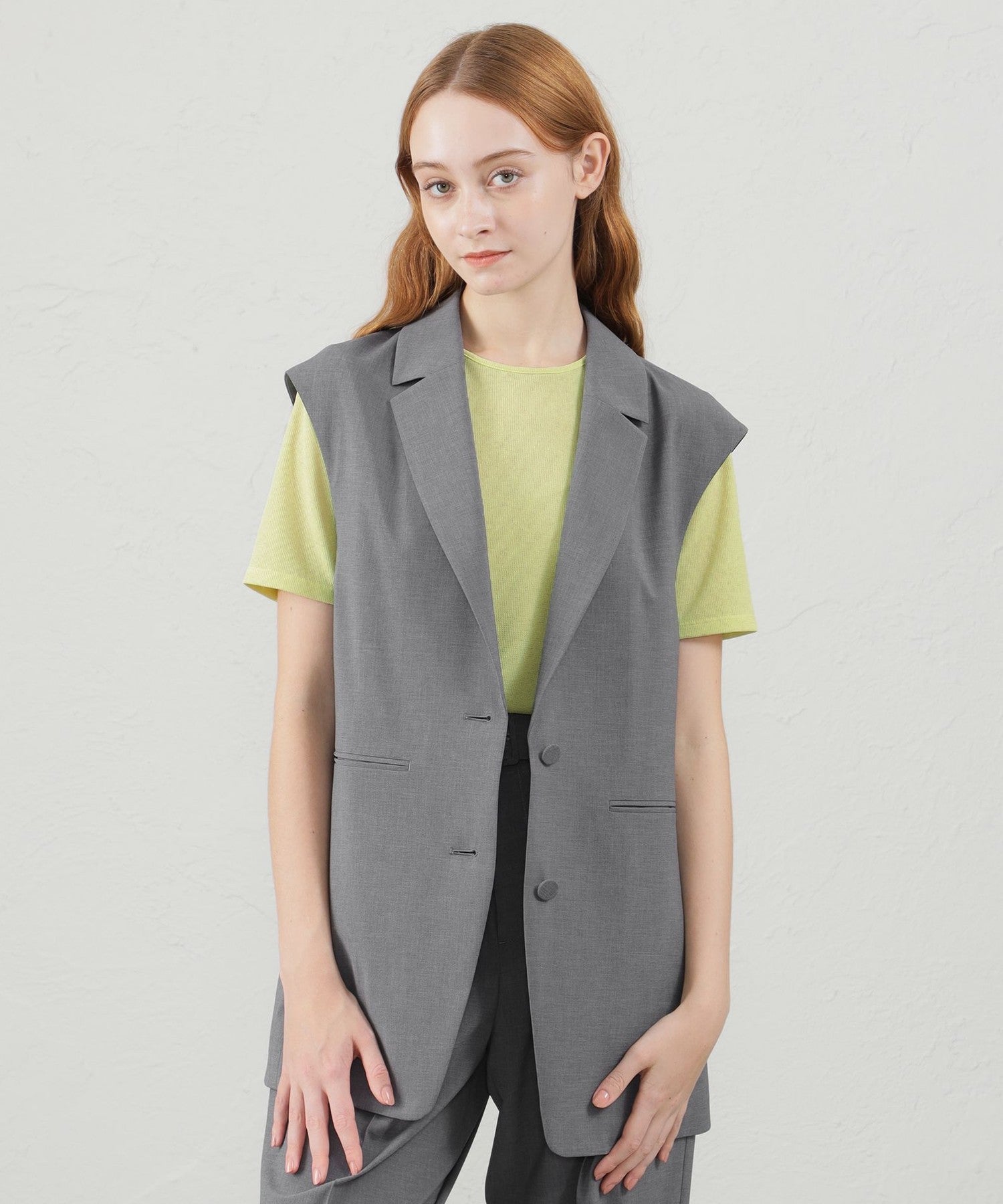 2301-H5F0340406__A,06,モデル身長174cm 着用サイズ：38