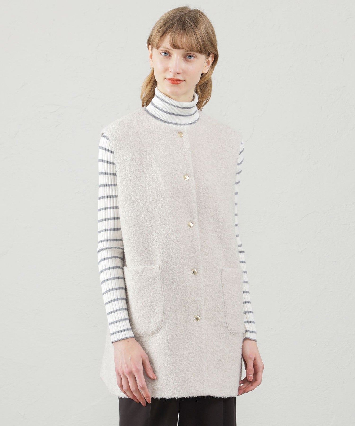 2301-H5F0744103__A,03,モデル身長173cm 着用サイズ：38