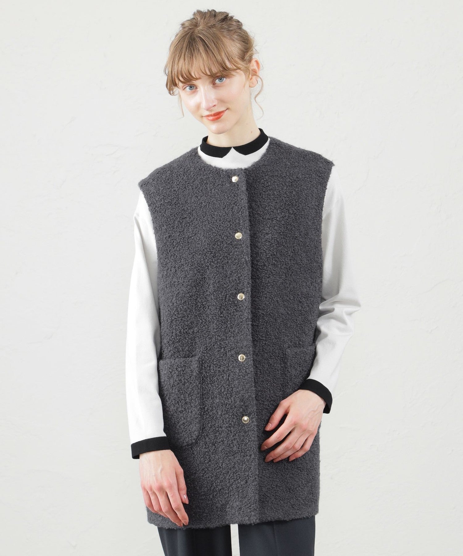 2301-H5F0744108__A,08,モデル身長173cm 着用サイズ：38