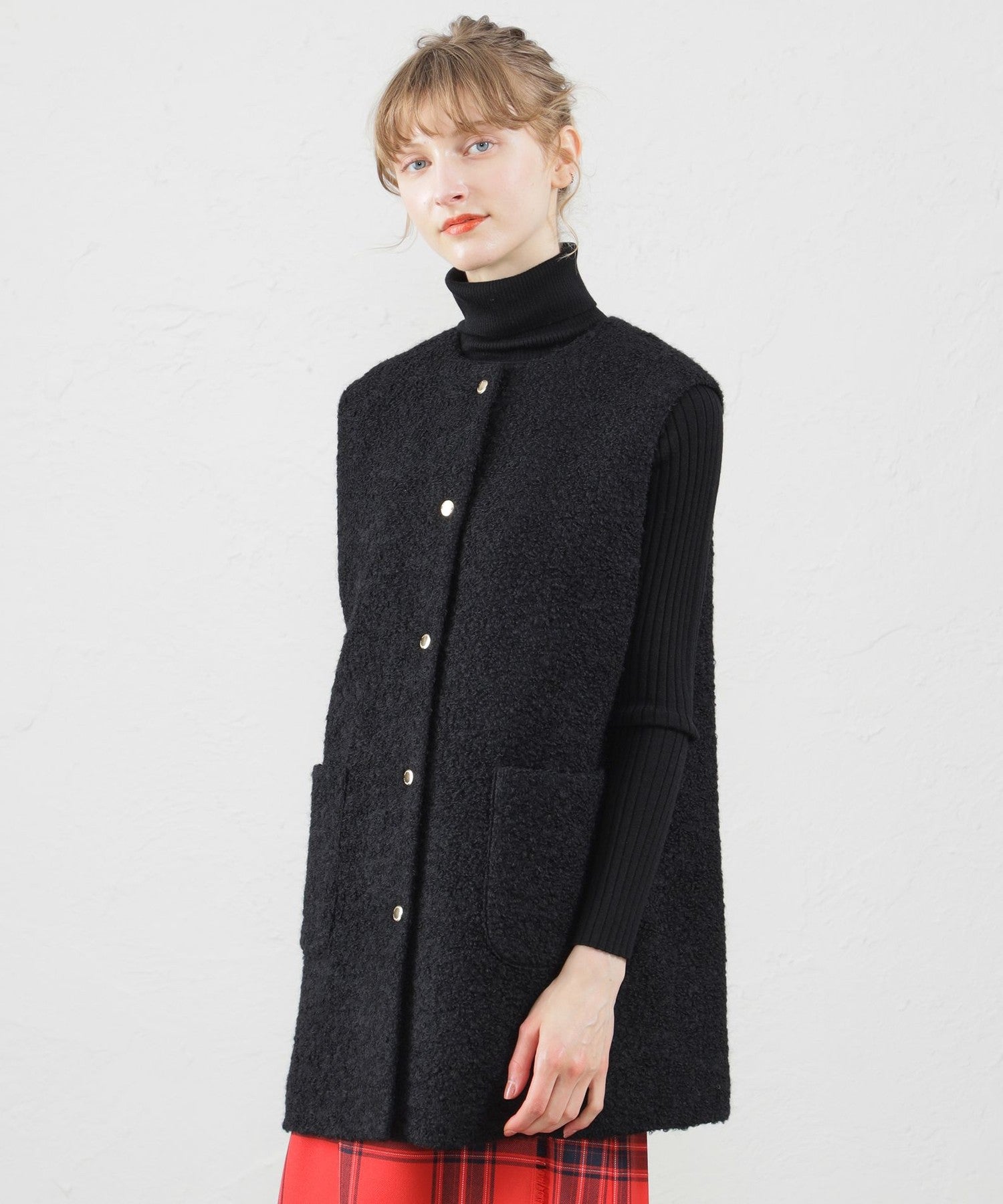 2301-H5F0744109__A,09,モデル身長173cm 着用サイズ：38