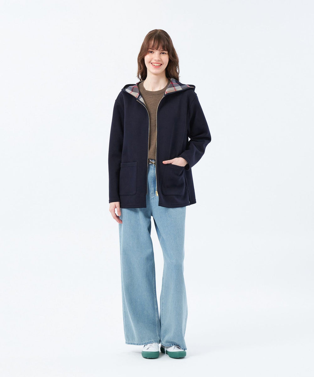 ハウスチェックダンボールコーディガン ミドル(ブルゾン