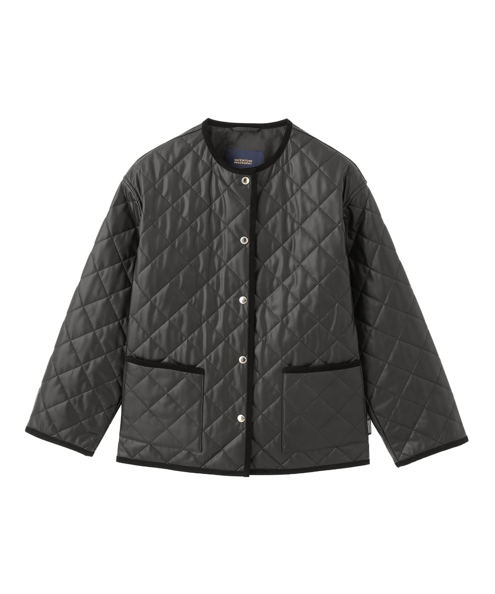 WEB&一部店舗限定】【ROYTON MIDDL WIDE】Faux Leather(ブルゾン