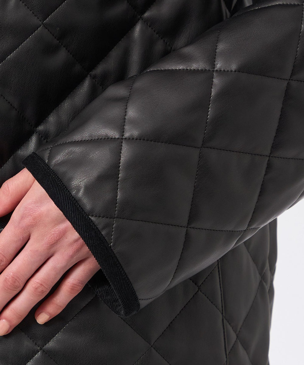 WEB&一部店舗限定】【ROYTON MIDDL WIDE】Faux Leather(ブルゾン