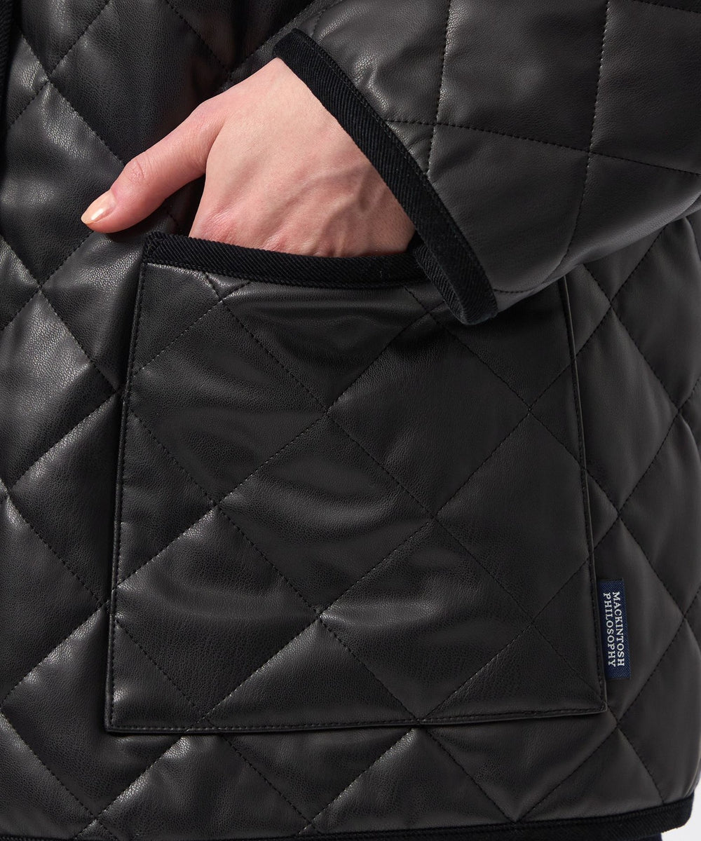 WEB&一部店舗限定】【ROYTON MIDDL WIDE】Faux Leather(ブルゾン