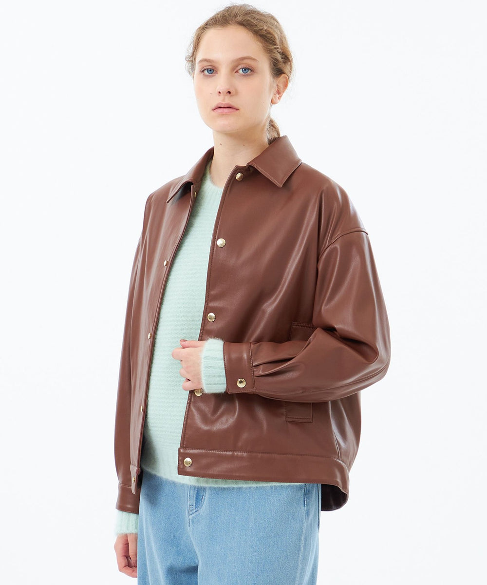 WEB&一部店舗限定】Faux Leatherブルゾン(ブルゾン)｜MACKINTOSH