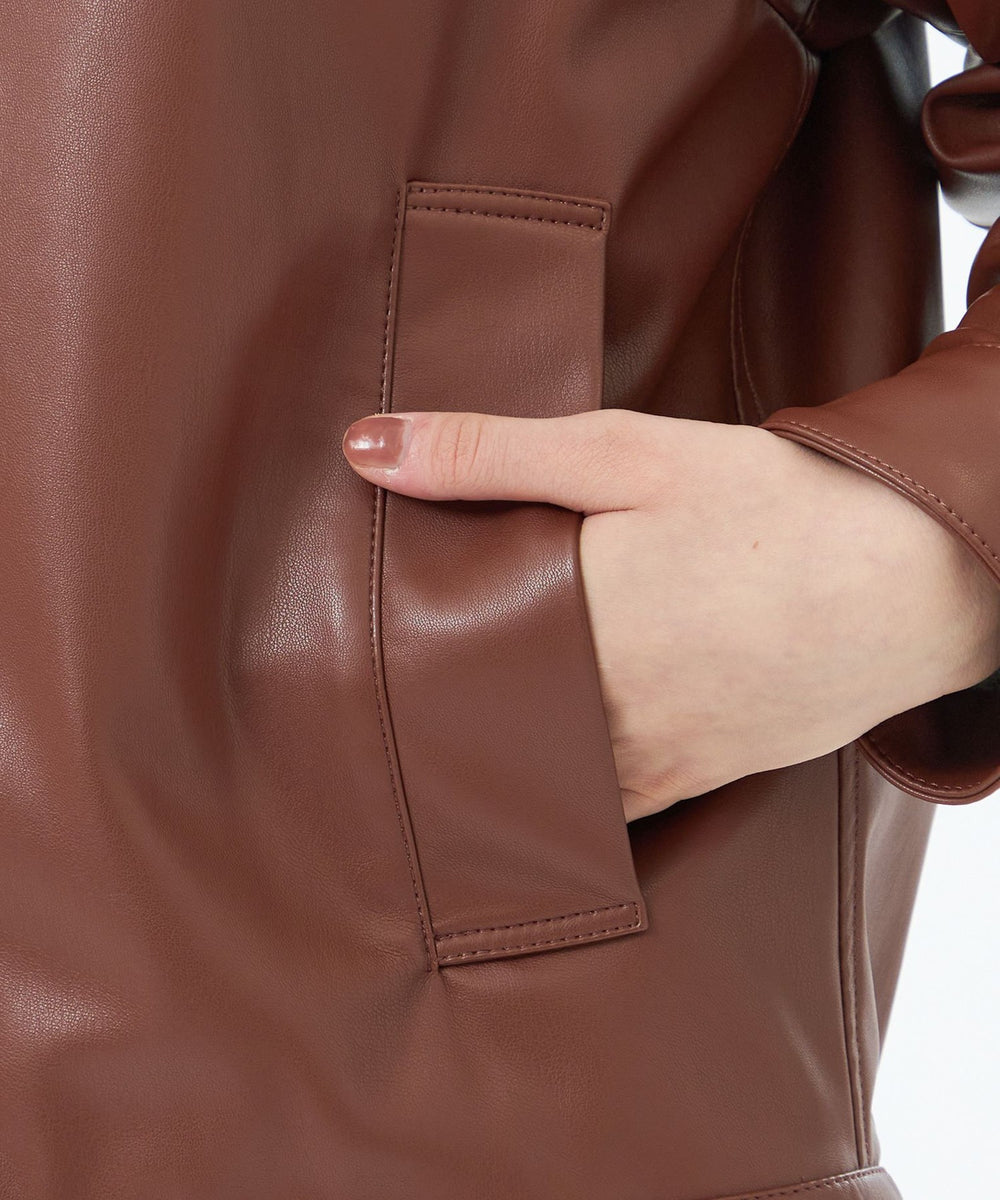 WEB&一部店舗限定】Faux Leatherブルゾン(ブルゾン)｜MACKINTOSH
