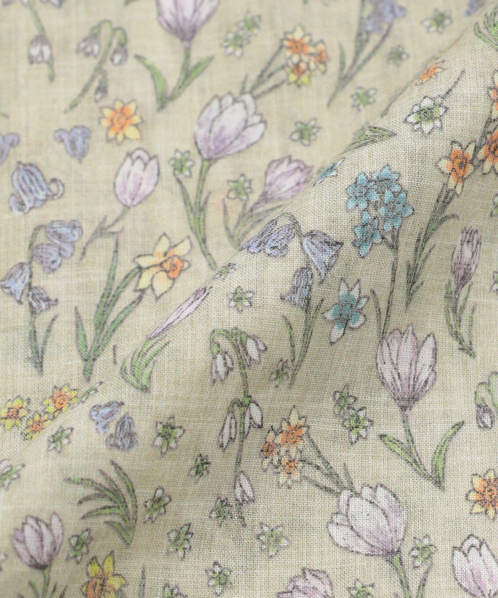 Snowblue Garden サイドギャザーワンピース(ワンピース)｜MACKINTOSH