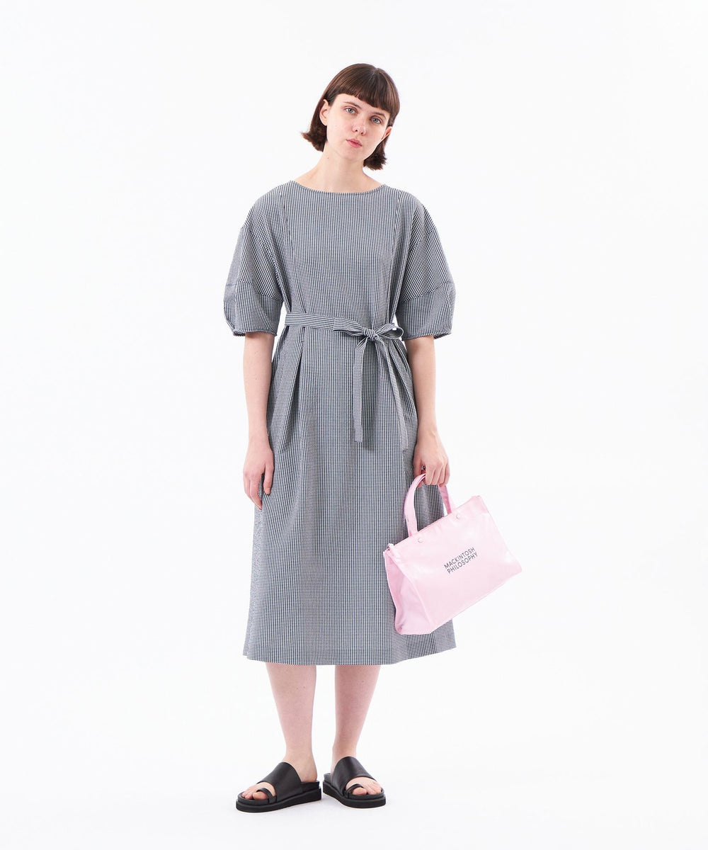 WEB&一部店舗限定】パフスリーブサッカーワンピース(ワンピース