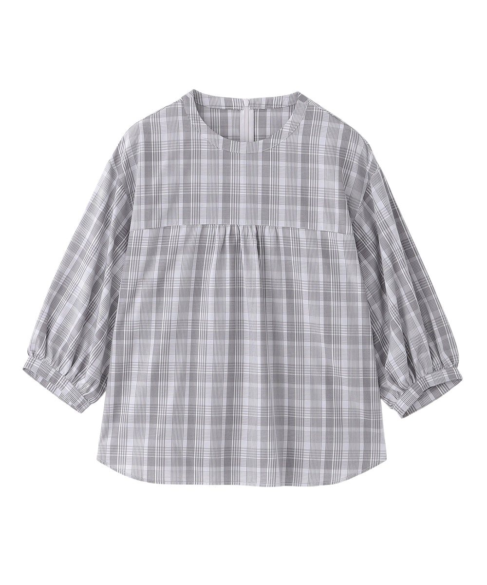 フロントギャザーチェックブラウス(トップス)｜MACKINTOSH PHILOSOPHY