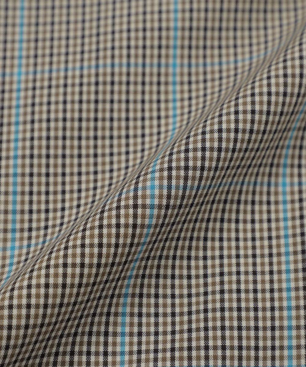 フロントギャザーチェックブラウス(トップス)｜MACKINTOSH