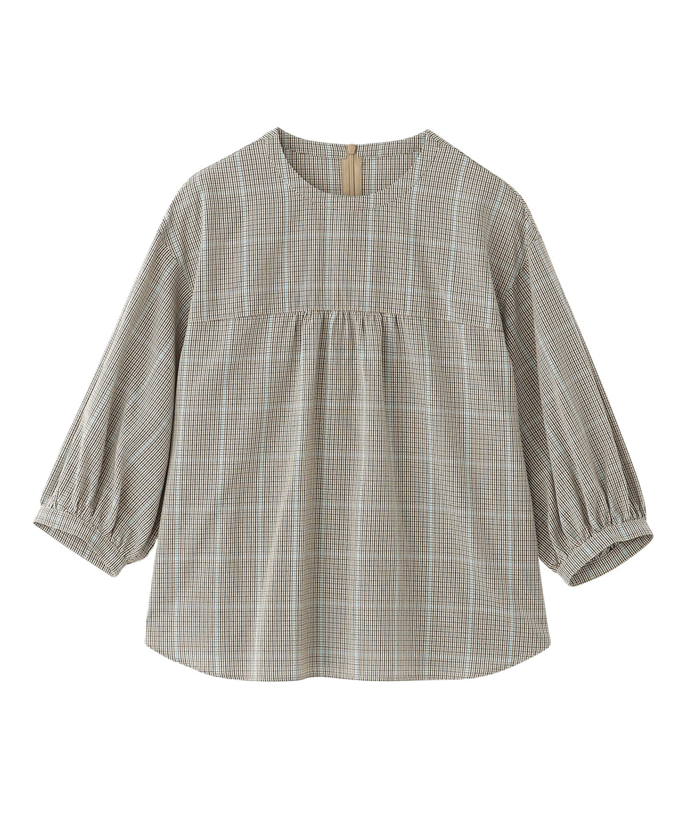 フロントギャザーチェックブラウス(トップス)｜MACKINTOSH PHILOSOPHY