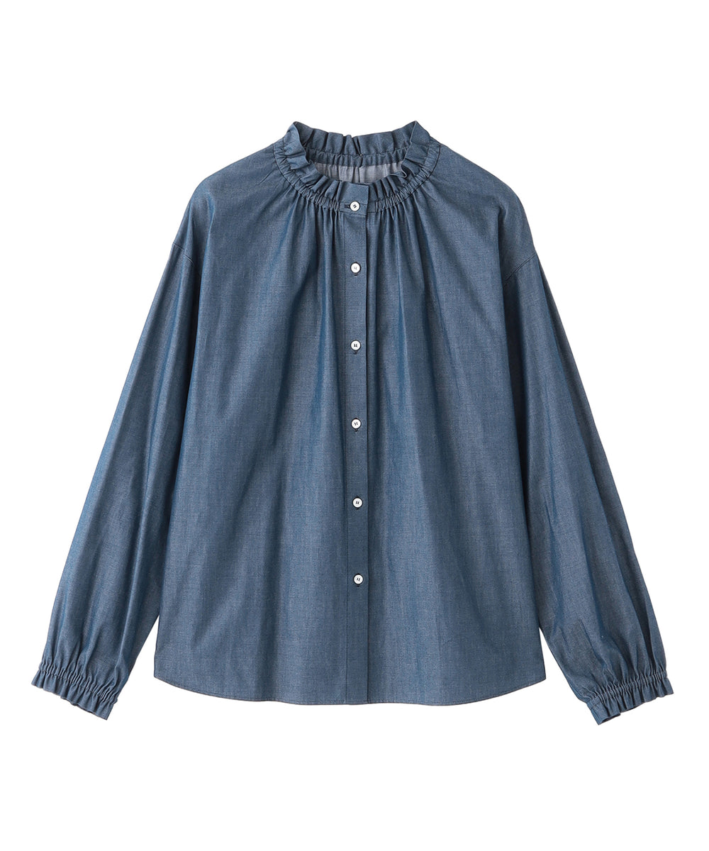 値下げ/未使用MACKINTOSH PHILOSOPHY チュールフリルブラウス 値下げ/未使用MACKINTOSH PHILOSOPHY チュールフリルブラウス