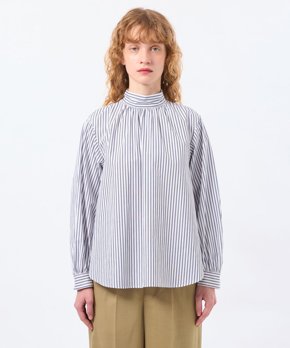 yopooCLASKA DO Original リネンロールカラーブラウス セール】 LINEN ロールカラーブラウス （シャツ・ブラウス