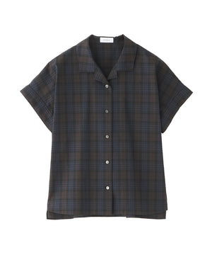 サッカーチェックオープンカラーシャツ(トップス)｜MACKINTOSH