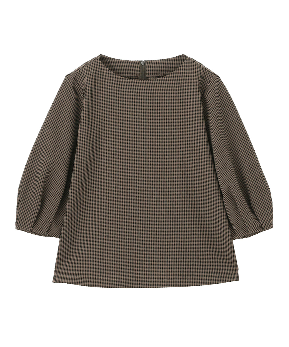 MACKINTOSH PHILOSOPHY マッキントッシュフィロソフィー パフスリーブブラウス サイズ36 サッカー素材 2024SS   イエロー レディース / 243001002477 MACKINTOSH PHILOSOPHY - MACKINTOSH PHILOSOPHY マッキントッシュ