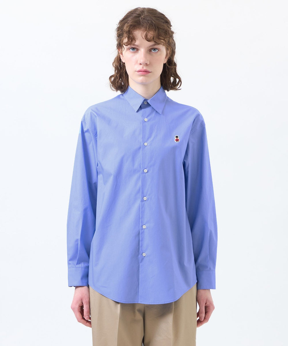 WEB&一部店舗限定】バッキンガムベア ワッペンレギュラーカラーシャツ