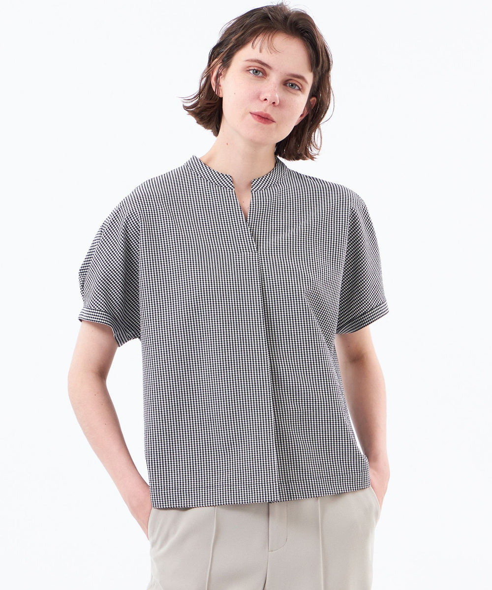 WEB&一部店舗限定】スキッパーサッカーブラウス(トップス)｜MACKINTOSH