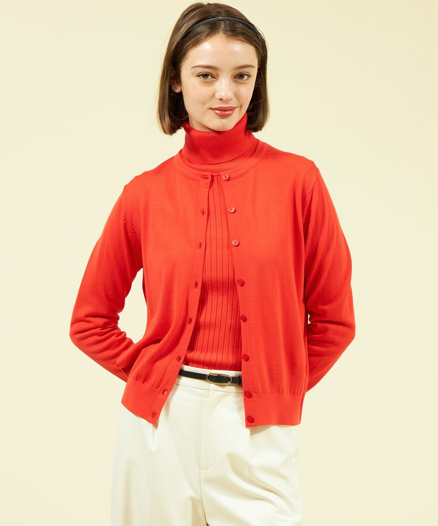 2301-H5N0148680__A,80,モデル身長174cm 着用サイズ：38