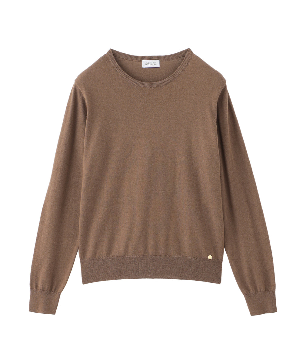 ウォッシャブルファインウールニット(トップス)｜MACKINTOSH