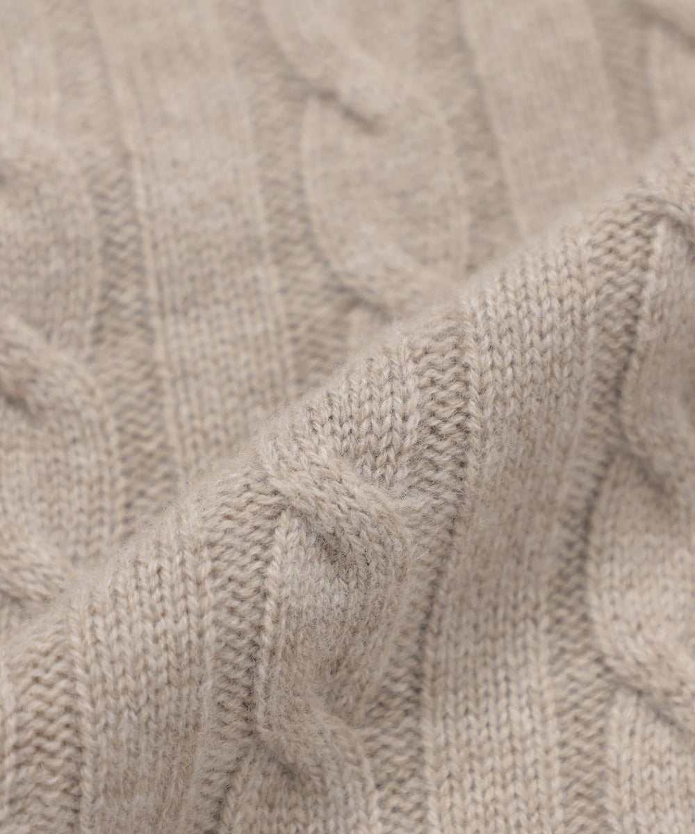 ウールカシミヤケーブルカーディガン(トップス)｜MACKINTOSH